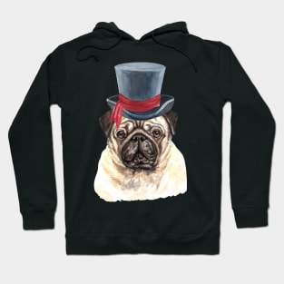 Cute Bulldog-Watercolor painting #2 Hoodie